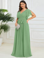 Dames Jurk Avond Maxi A-lijn Elegant