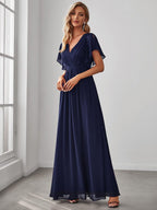 Dames Jurk Avond Maxi A-lijn Elegant