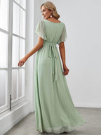 Dames Jurk Avond Maxi A-lijn Elegant