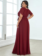 Dames Jurk Avond Maxi A-lijn Elegant