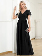 Dames Jurk Avond Maxi A-lijn Elegant