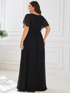 Dames Jurk Avond Maxi A-lijn Elegant