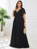 Dames Jurk Avond Maxi A-lijn Elegant