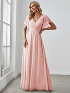 Dames Jurk Avond Maxi A-lijn Elegant