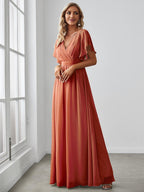 Dames Jurk Avond Maxi A-lijn Elegant