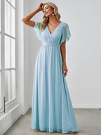 Dames Jurk Avond Maxi A-lijn Elegant