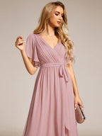Dames Jurk Avond Maxi A-lijn Elegant