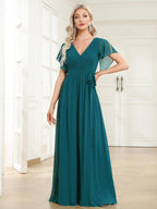 Dames Jurk Avond Maxi A-lijn Elegant
