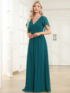 Dames Jurk Avond Maxi A-lijn Elegant