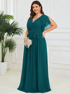Dames Jurk Avond Maxi A-lijn Elegant