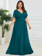 Dames Jurk Avond Maxi A-lijn Elegant