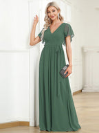 Dames Jurk Avond Maxi A-lijn Elegant
