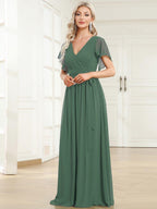 Dames Jurk Avond Maxi A-lijn Elegant