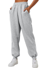 Dames Sweatpants tailleband met trekkoord Fleece-inside
