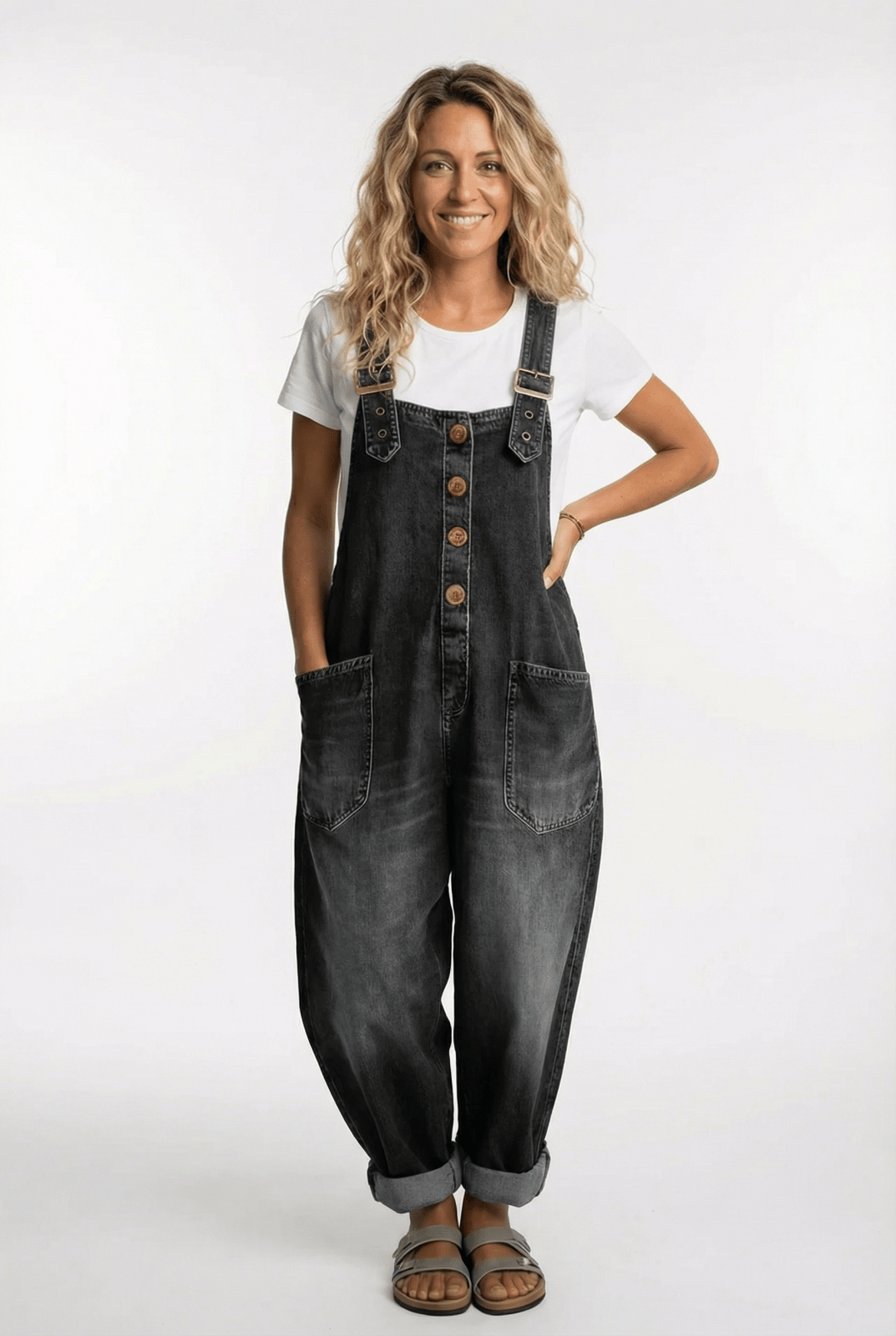 Dames Tuinbroek Relaxed Denim