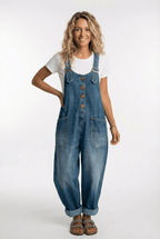 Dames Tuinbroek Relaxed Denim