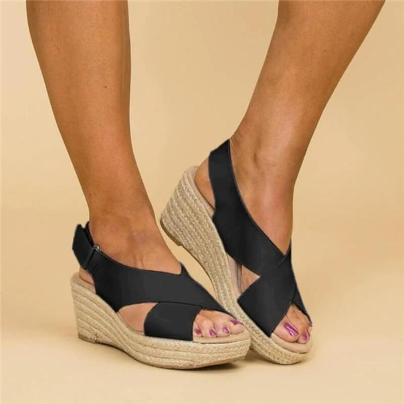 Lina | Dames Sandalen Met Hak - Comfortabel Gekruiste Bandjesontwerp 0