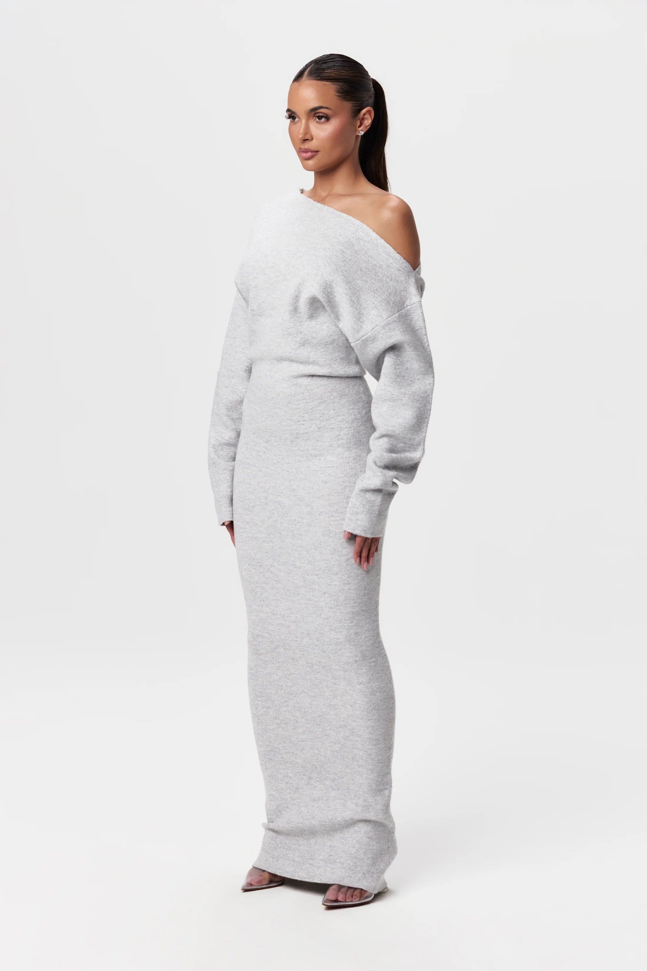 Cylia Maxi jurk gebreid voor dames