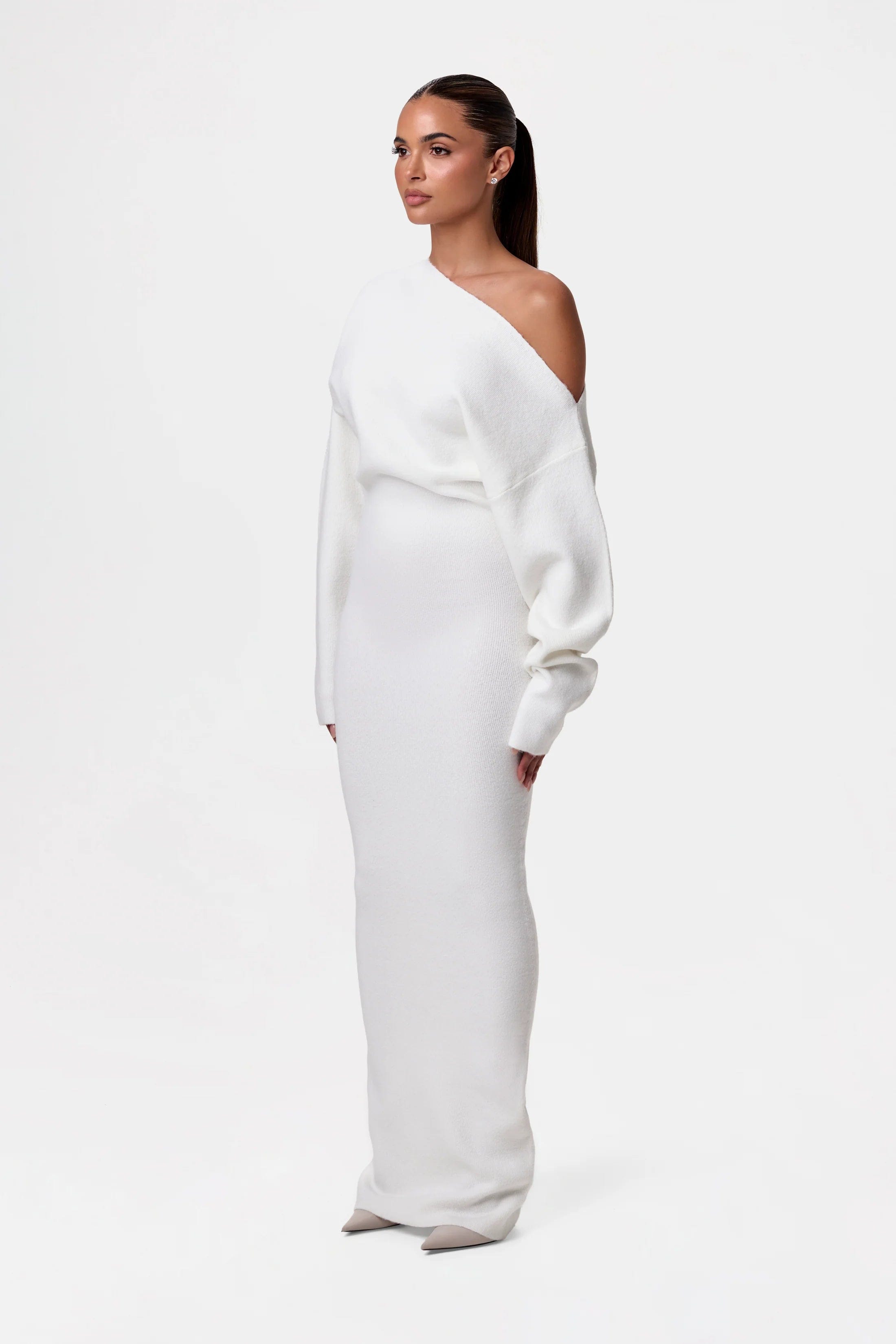 Cylia Maxi jurk gebreid voor dames