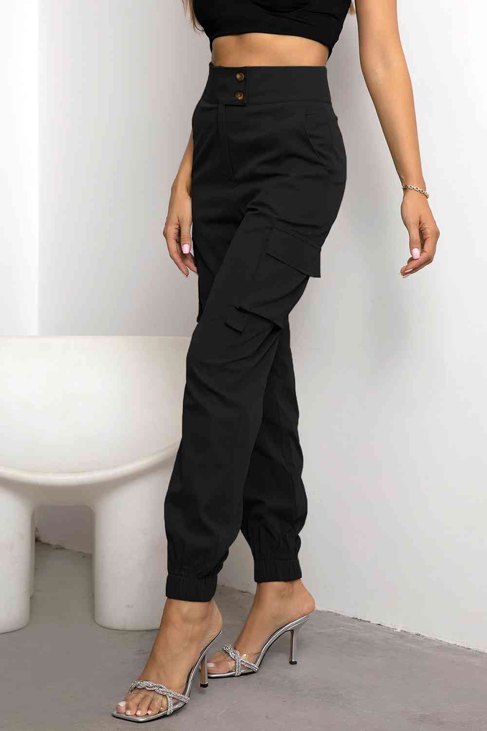 Nadia | Dames Cargobroek - Hoge Taille, Duurzaam en Comfortabel 1
