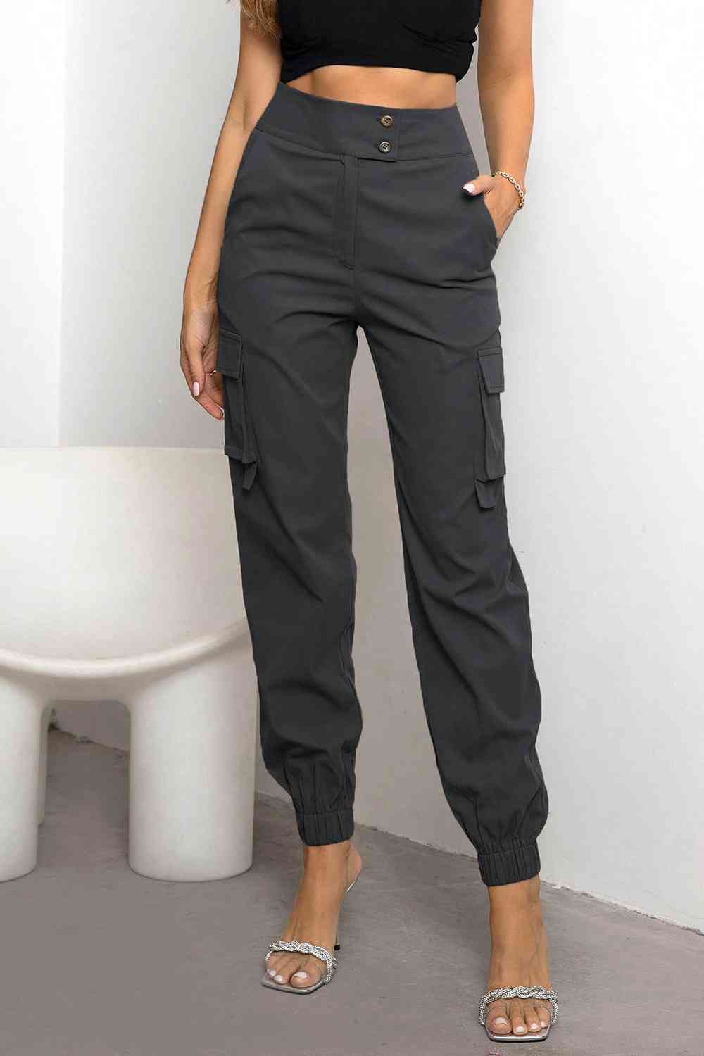 Nadia | Dames Cargobroek - Hoge Taille, Duurzaam en Comfortabel 10