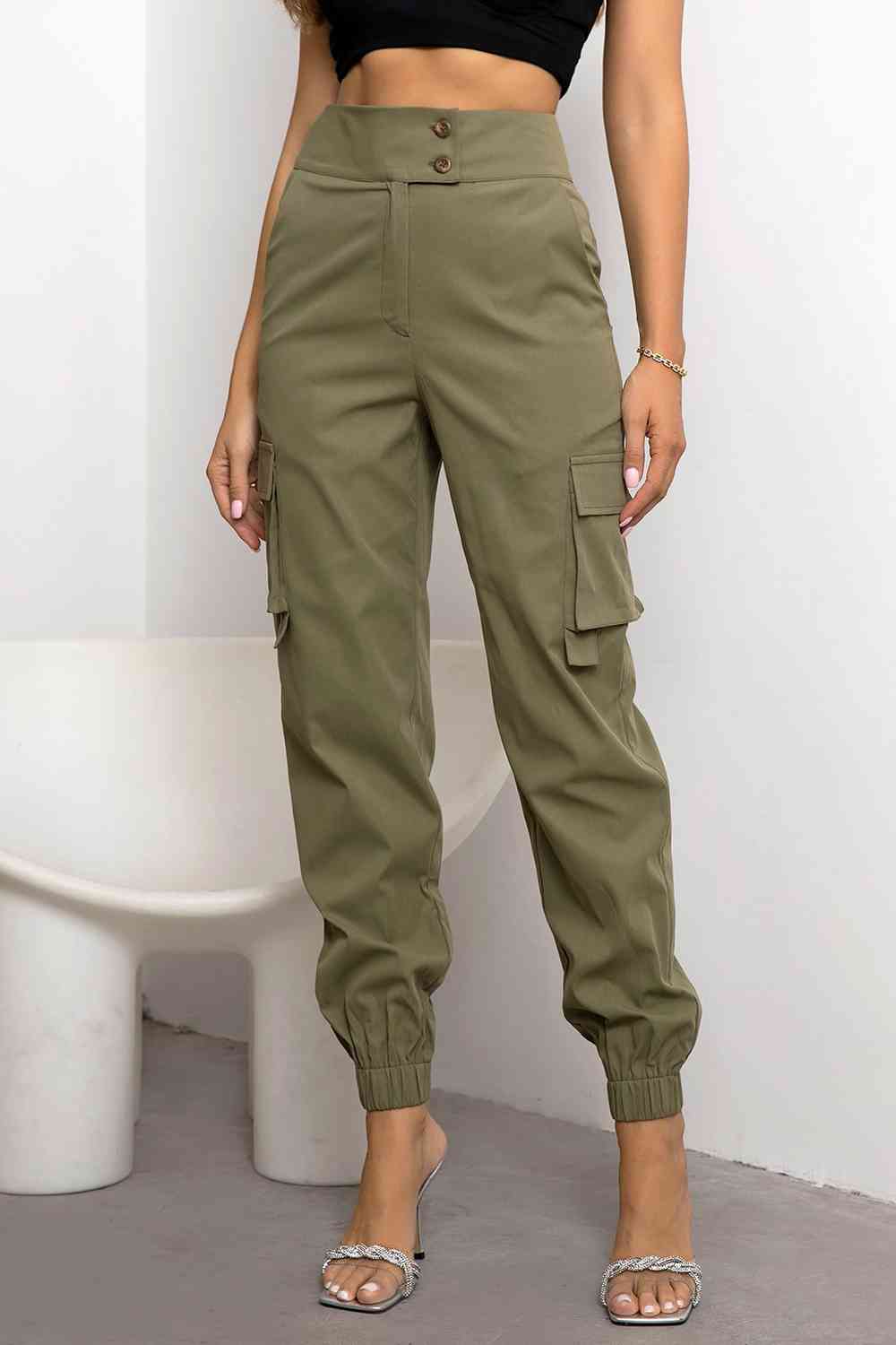 Nadia | Dames Cargobroek - Hoge Taille, Duurzaam en Comfortabel 4