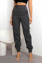 Nadia | Dames Cargobroek - Hoge Taille, Duurzaam en Comfortabel 7
