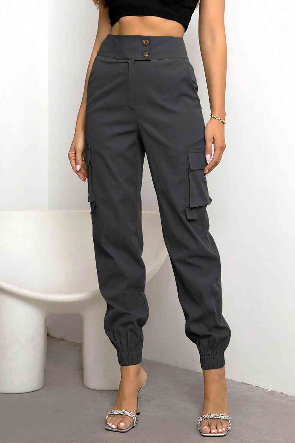 Nadia | Dames Cargobroek - Hoge Taille, Duurzaam en Comfortabel 7