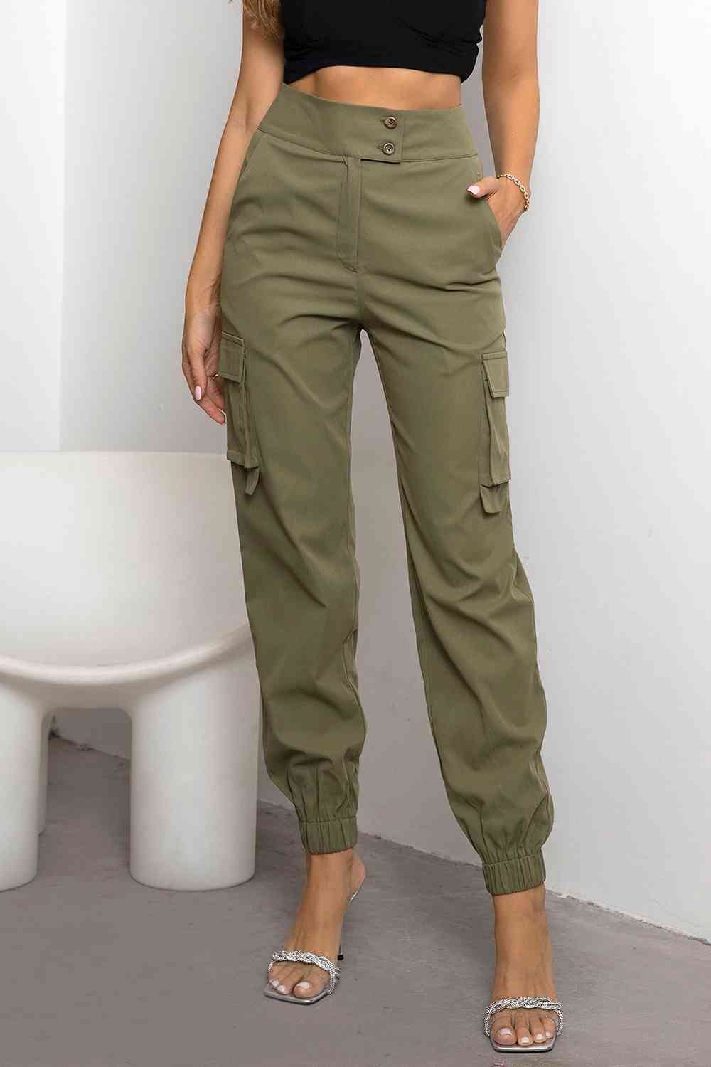 Nadia | Dames Cargobroek - Hoge Taille, Duurzaam en Comfortabel 9