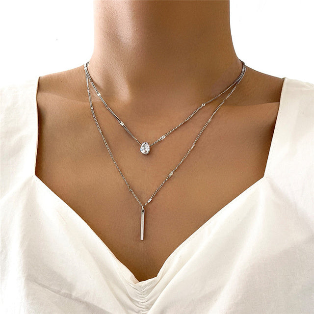 Nina | Vrouwen Ketting Set - Gouden Elegantie, Tijdloos Design 1
