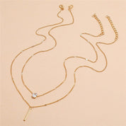Nina | Vrouwen Ketting Set - Gouden Elegantie, Tijdloos Design 6