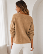 Novi Trui met v-hals oversized fit voor dames