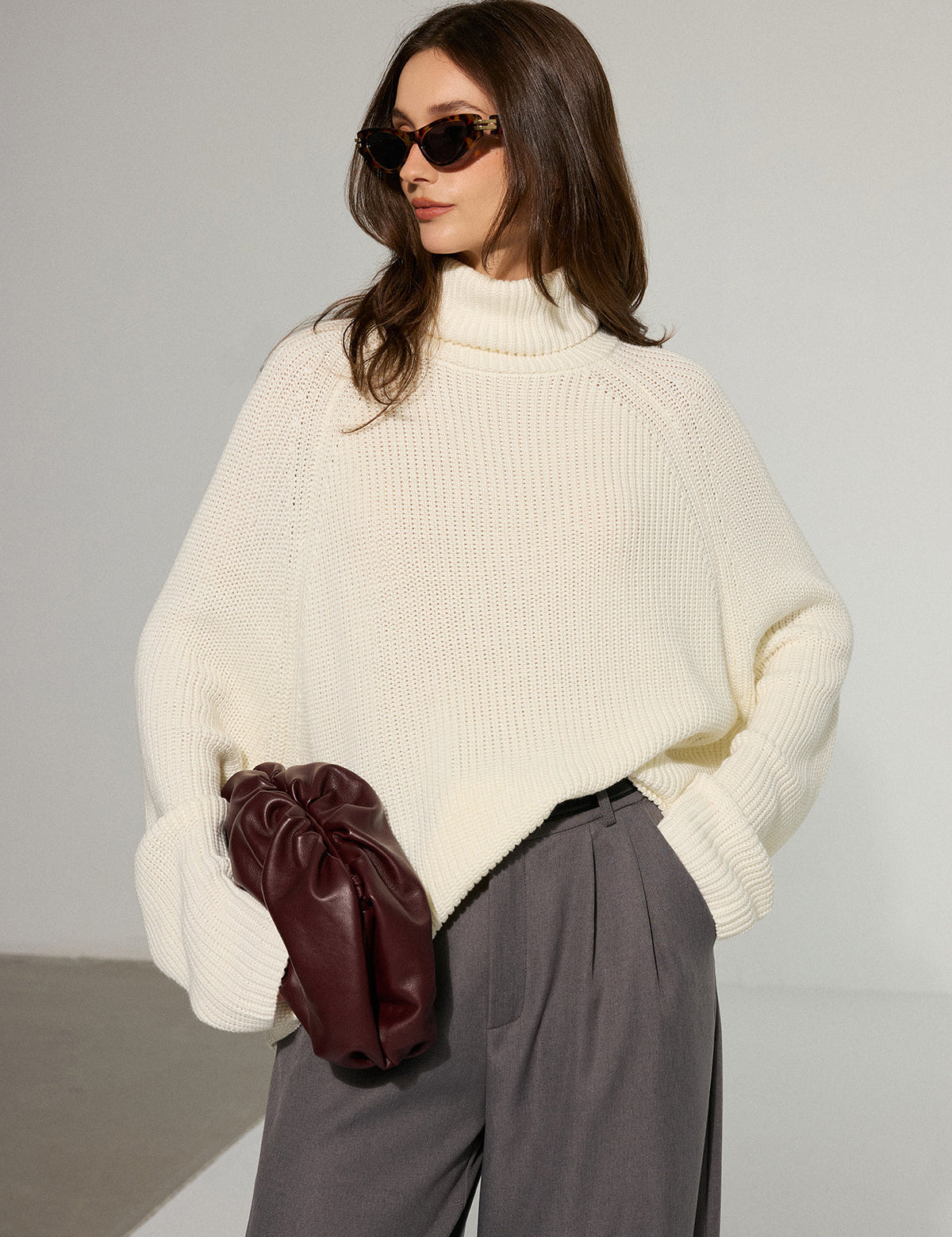 Olivier | Dames Oversized Coltrui - Gebreide Stijl, Comfortabel en Trendy 1