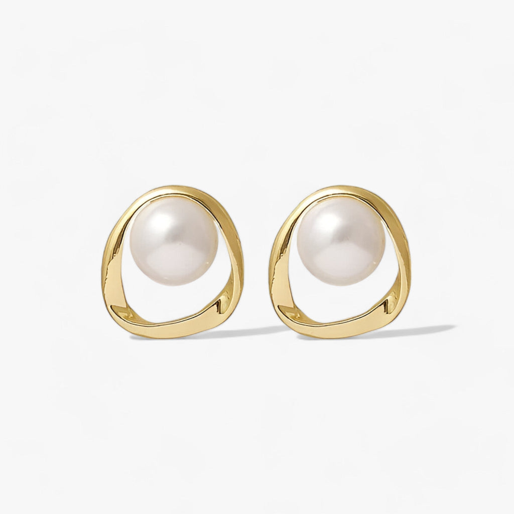 Oriana | Gouden Oorbellen Dames - Imitatieparels met Luxe Afwerking 0