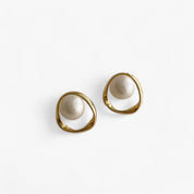 Oriana | Gouden Oorbellen Dames - Imitatieparels met Luxe Afwerking 2