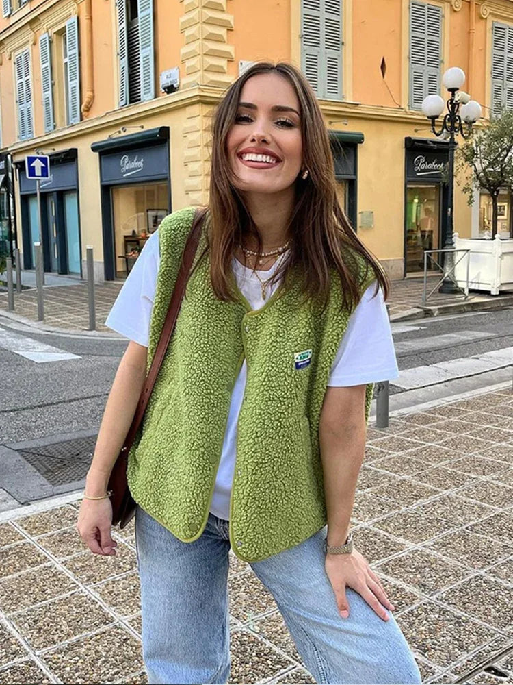 Sophie | Bodywarmer met knoopsluiting voor dames