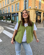Sophie | Bodywarmer met knoopsluiting voor dames
