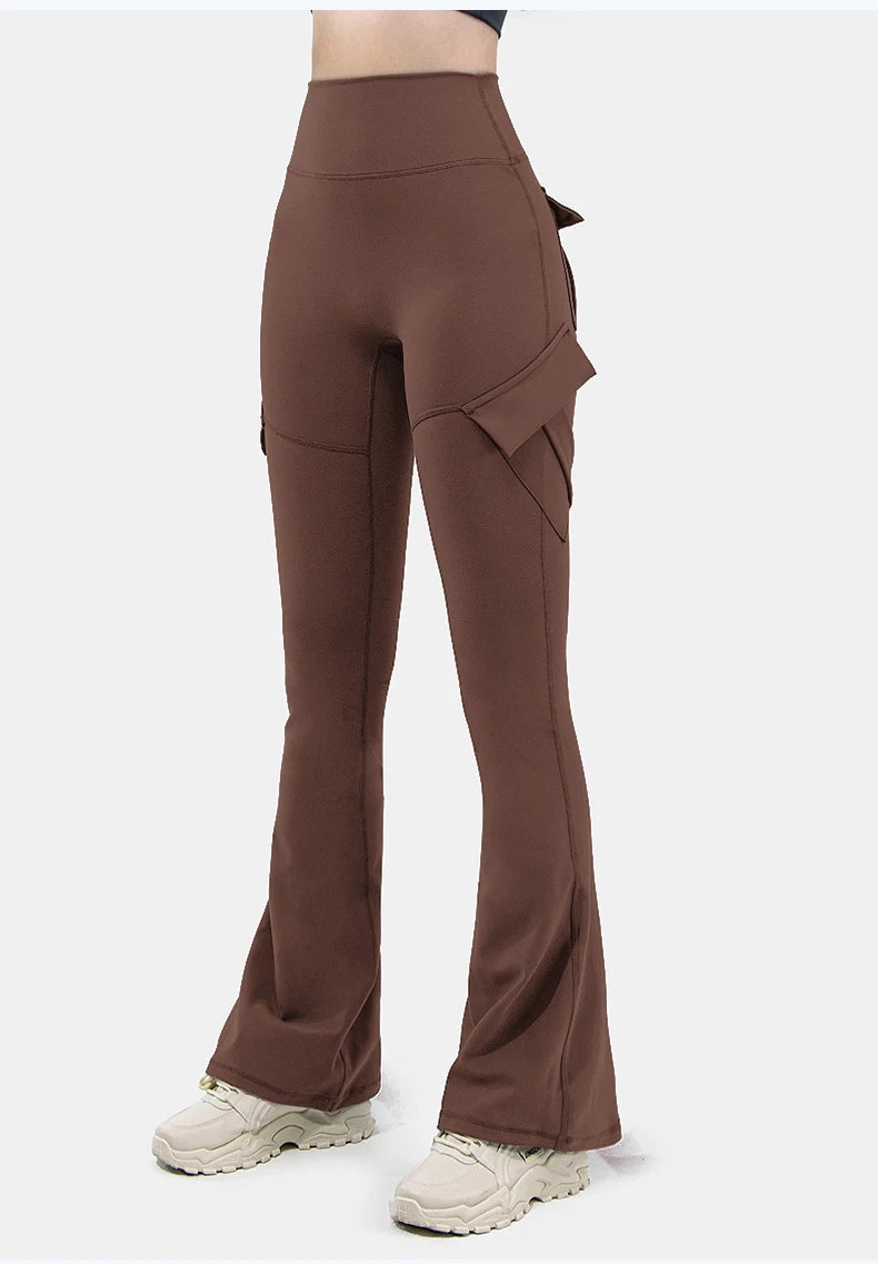 Zara Flared Legging met High Waist en Vormgevende Fit voor dames