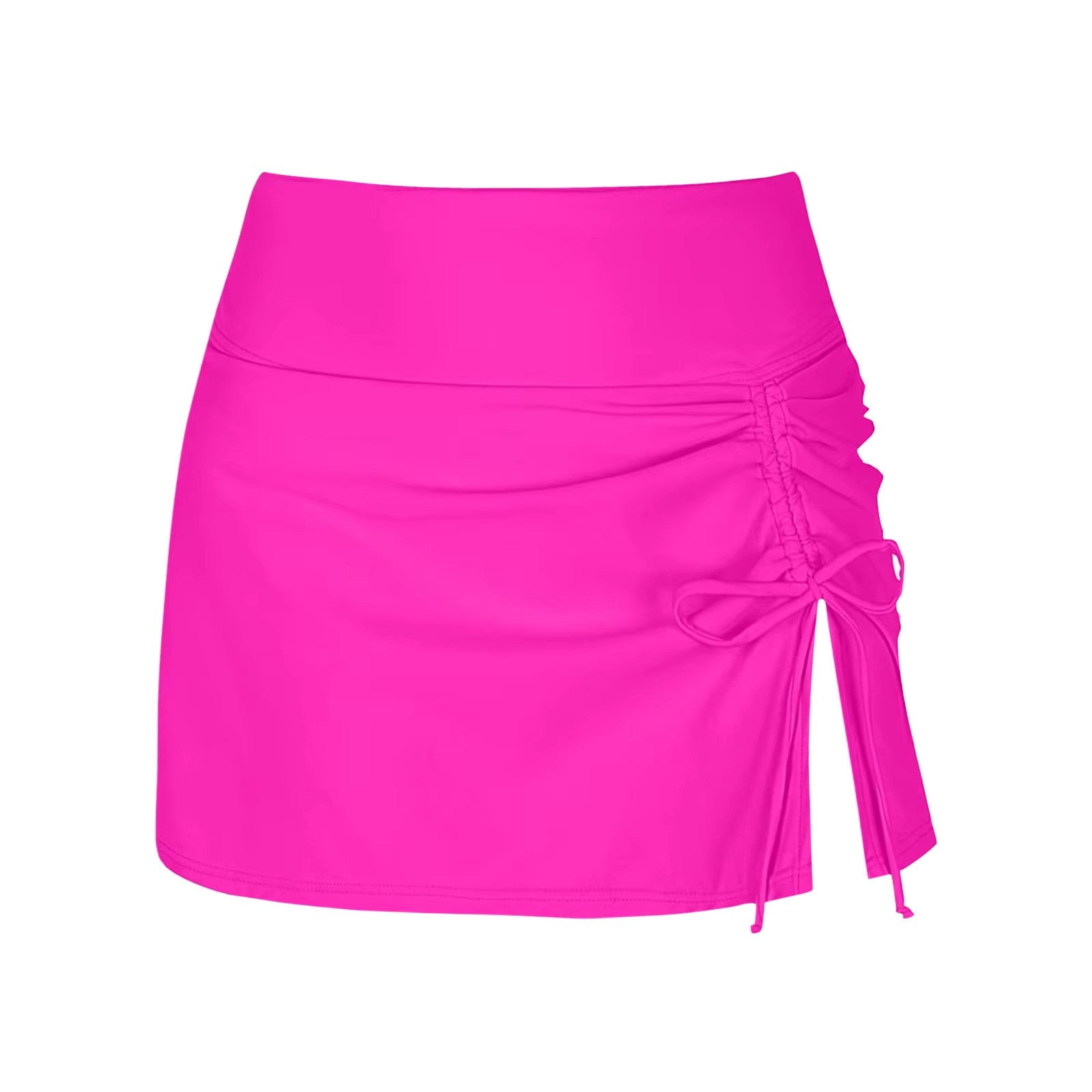 Sudie | Swim Skirt met Ruches en Split