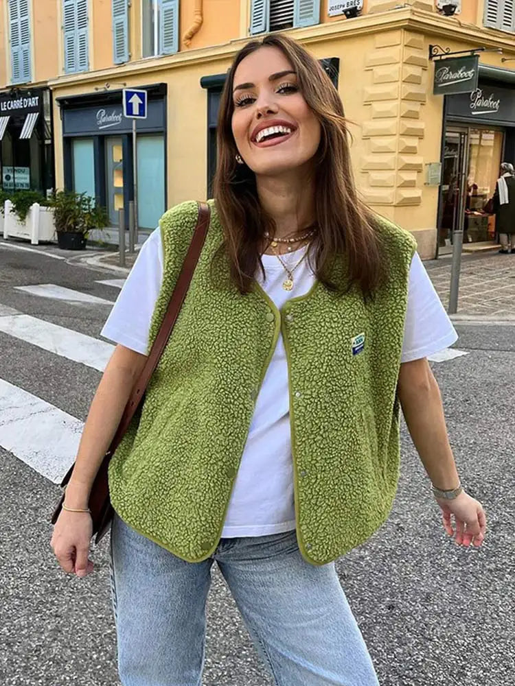 Sophie | Bodywarmer met knoopsluiting voor dames