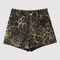Leopard-print shorts angled view