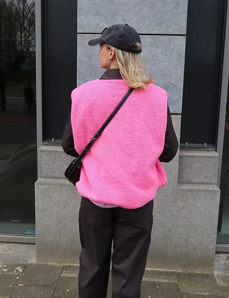 Sophie | Zacht Bodywarmer met Knopen