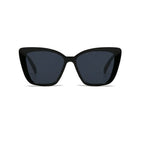 Zonnebril, groot kat oog montuur in luipaardprint, plastic/acetaat, Dames