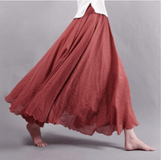Lina Maxi rok bohemian linnen voor dames