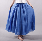 Lina Maxi rok bohemian linnen voor dames