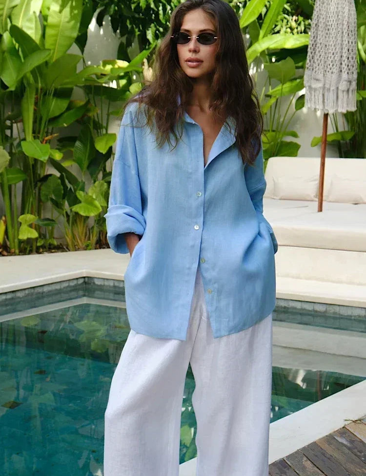 Jasmyne | Blouse Oversized Linnen