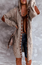 Sophie | Dames Lang Vest met Capuchon - Zacht en Comfortabel, Trendy Design 2