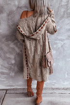 Sophie | Dames Lang Vest met Capuchon - Zacht en Comfortabel, Trendy Design 3