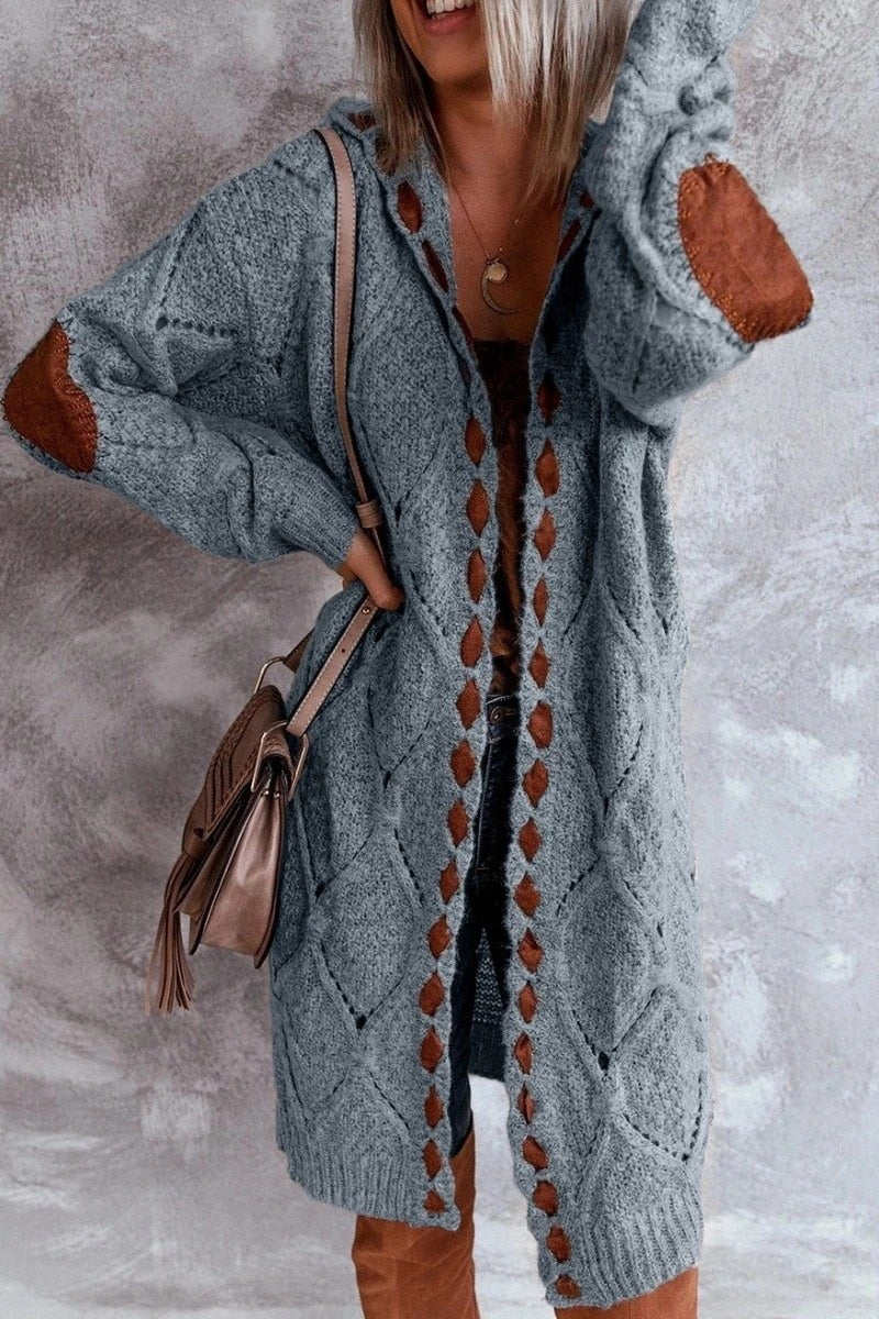 Sophie | Dames Lang Vest met Capuchon - Zacht en Comfortabel, Trendy Design 5