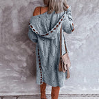 Sophie | Dames Lang Vest met Capuchon - Zacht en Comfortabel, Trendy Design 6